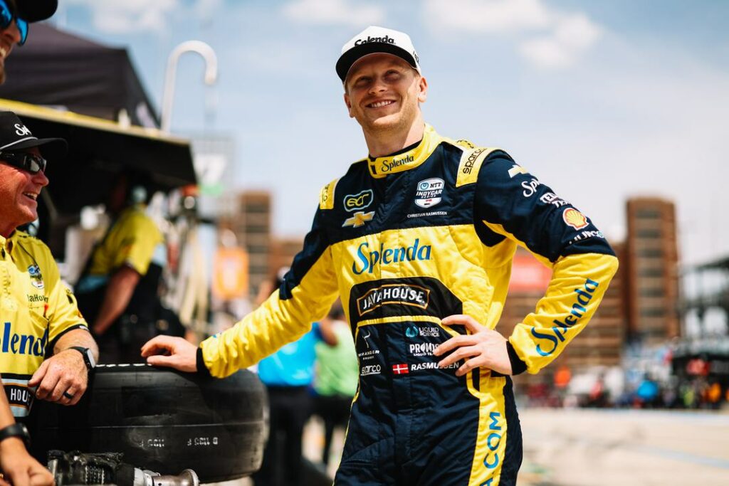 Ed Carpenter Racing driver Christian Rasmussen discusses busy IndyCar schedule from the Indy 500 to the Detroit GP.