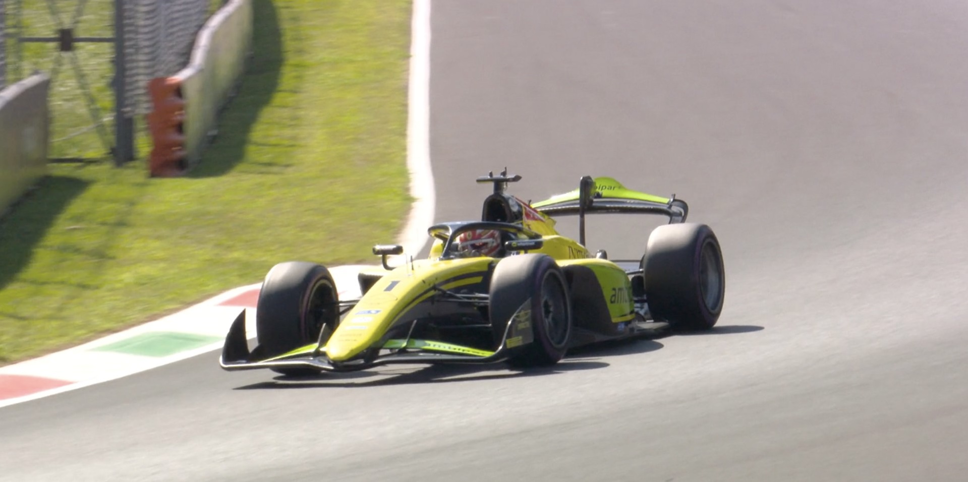 Invicta Racing's Rafael Câmara takes his fifth pole position of the 2026 F2 season during Qualifying at the Italian GP.