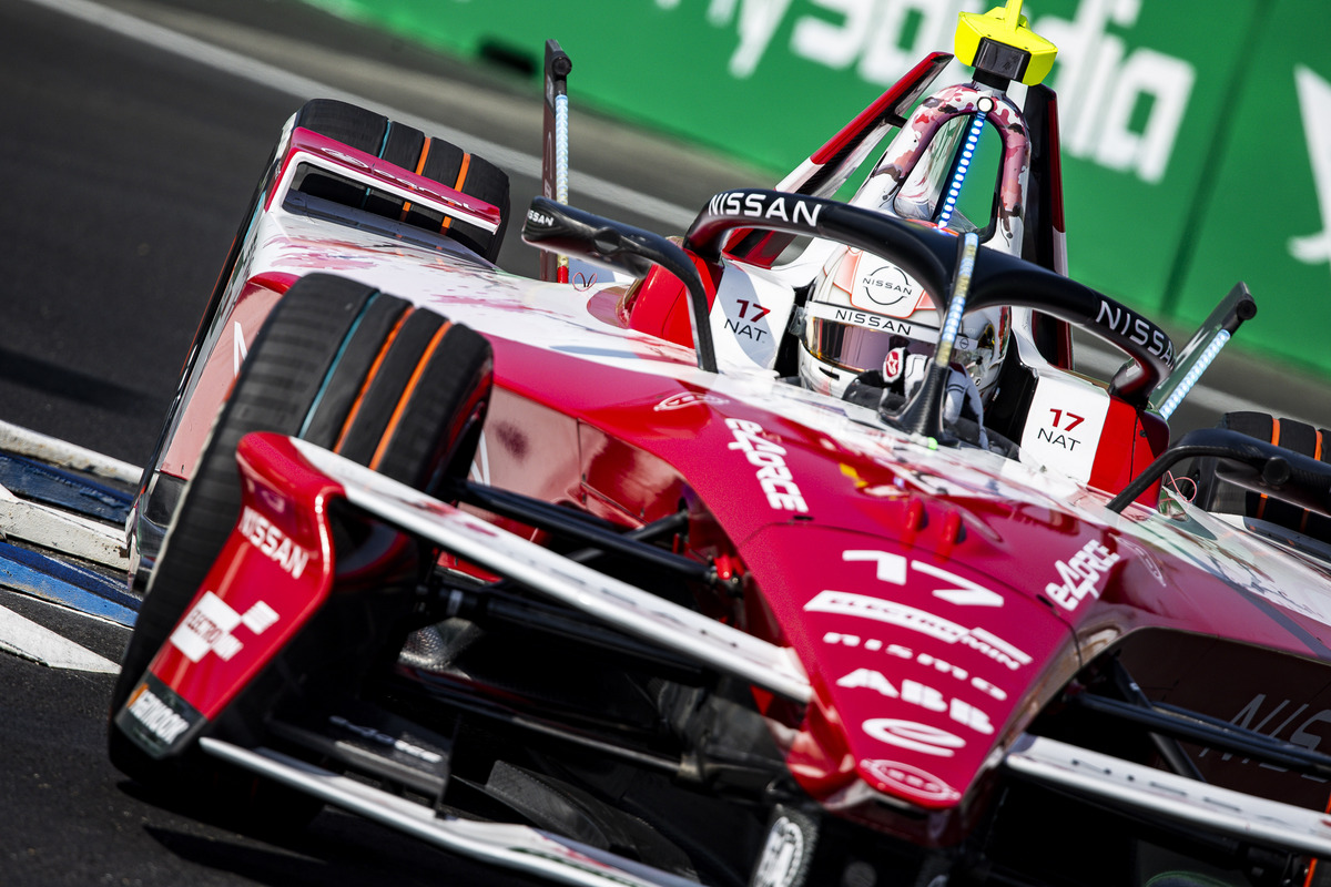 Nissan Formula E during the Jeddah E-Prix