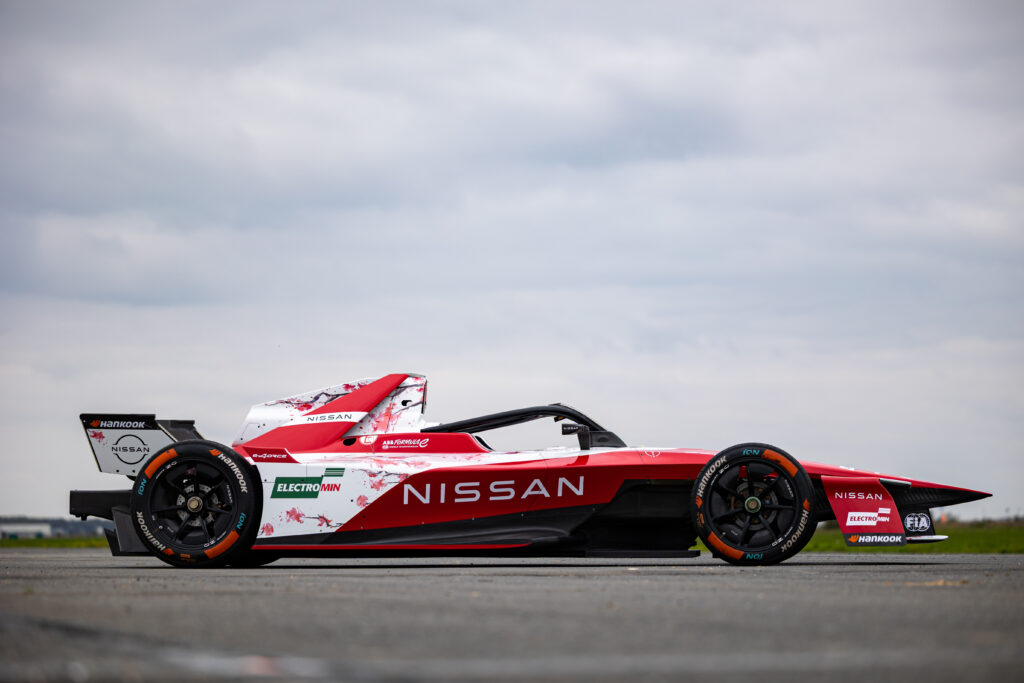 Nissan Formula E GEN3 Evo car for Season 12