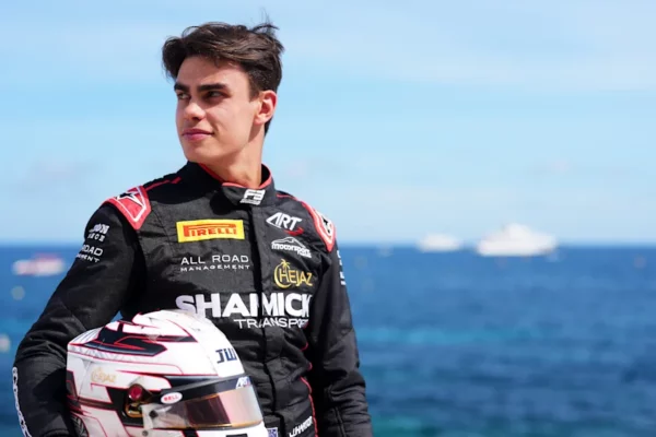 ART Grand Prix's James Wharton in the 2025 F3 season