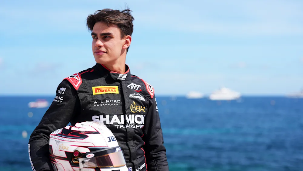 ART Grand Prix's James Wharton in the 2025 F3 season