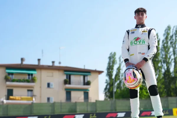 Campos Racing's Mari Boya in the 2025 F3 Championship