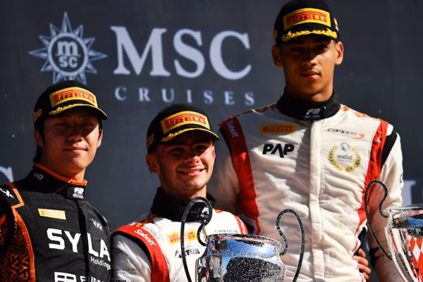 Ugo Ugochukwu retained the 2026 F3 lead as Barcelona winner Théophile Naël climbed to second and Campos extended its advantage.