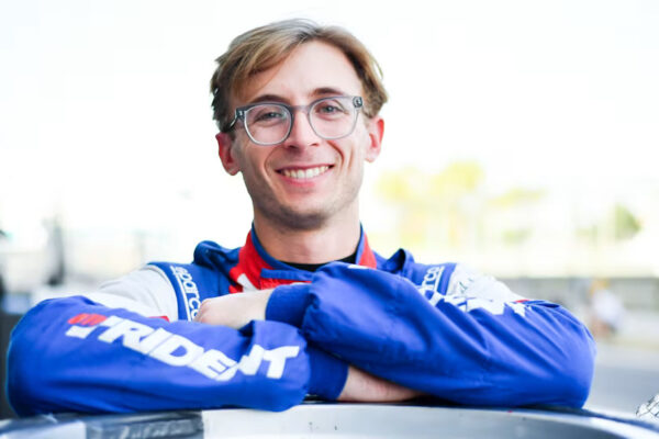 Max Esterson for TRIDENT Racing in the 2025 F2 season