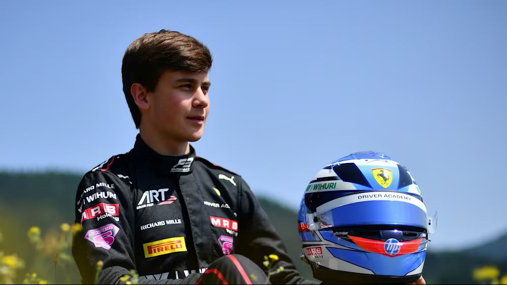 Formula 3 driver Tuukka Taponen of ART Grand Prix