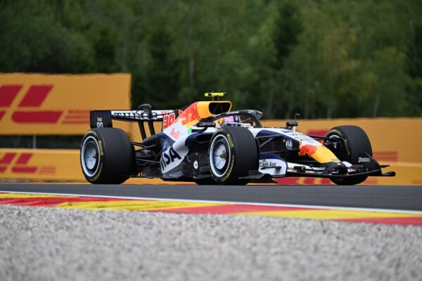 Liam Lawson for Racing Bulls at the 2026 F1 Belgian GP