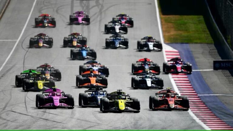 Stewards disqualify Dunne for plank wear and penalise Bennett for contact after F2 Spielberg, reshaping the Feature Race results.