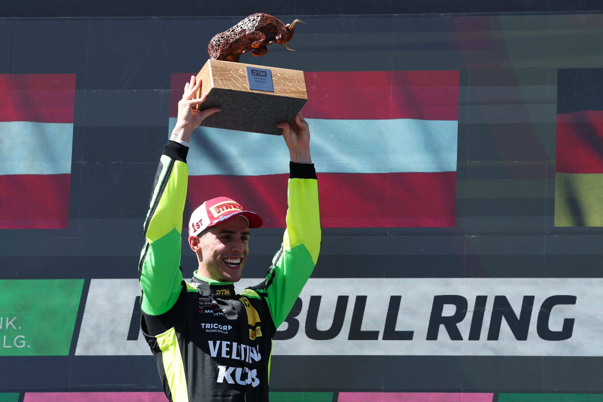 Preining wins DTM 2026 Race 1 at the Red Bull Ring, using strategy and composure to secure a perfect home victory