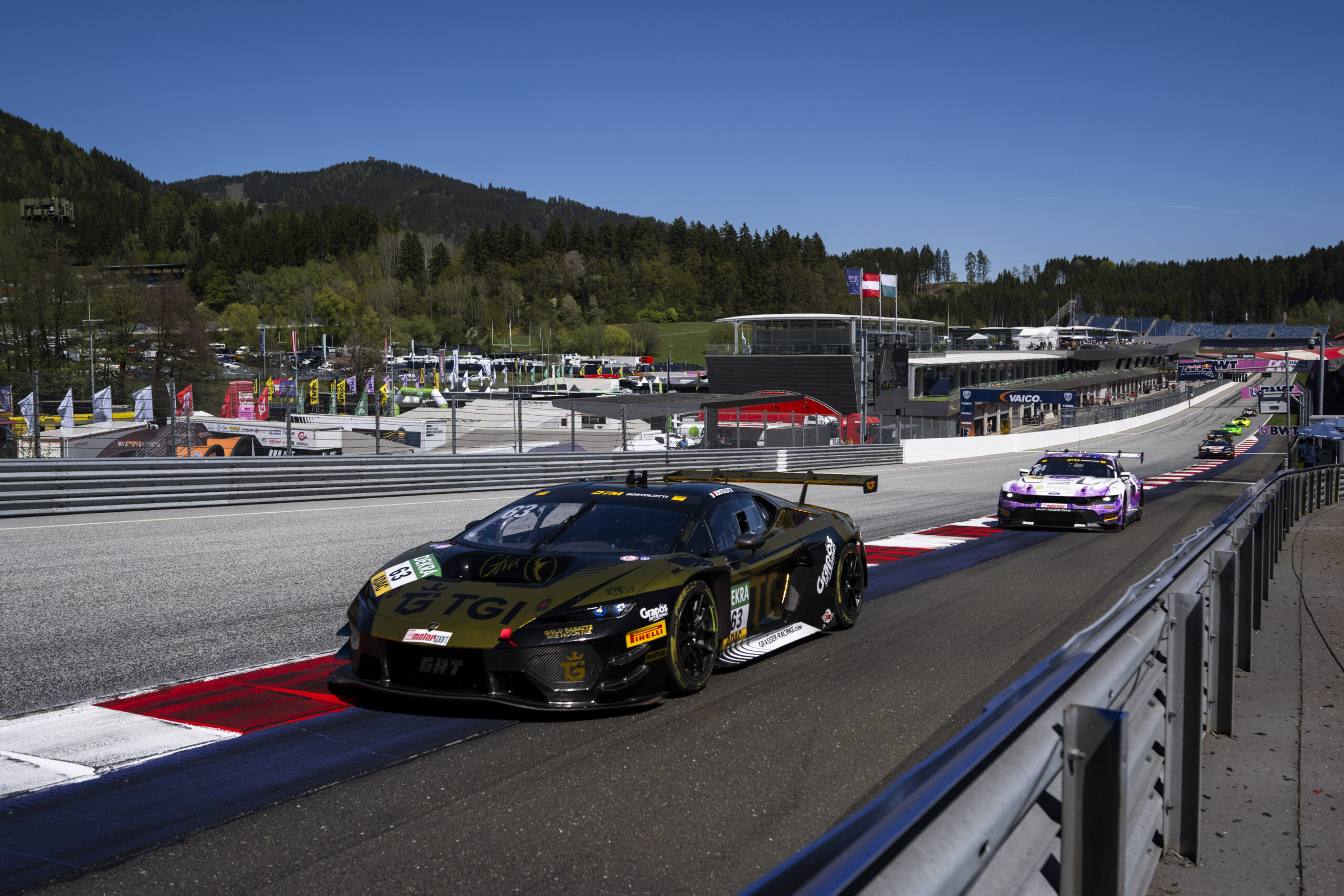 Bortolotti calls P13 a dream result in DTM 2026 Red Bull Ring Race 1 as Lamborghini struggles with the new Temerario GT3.