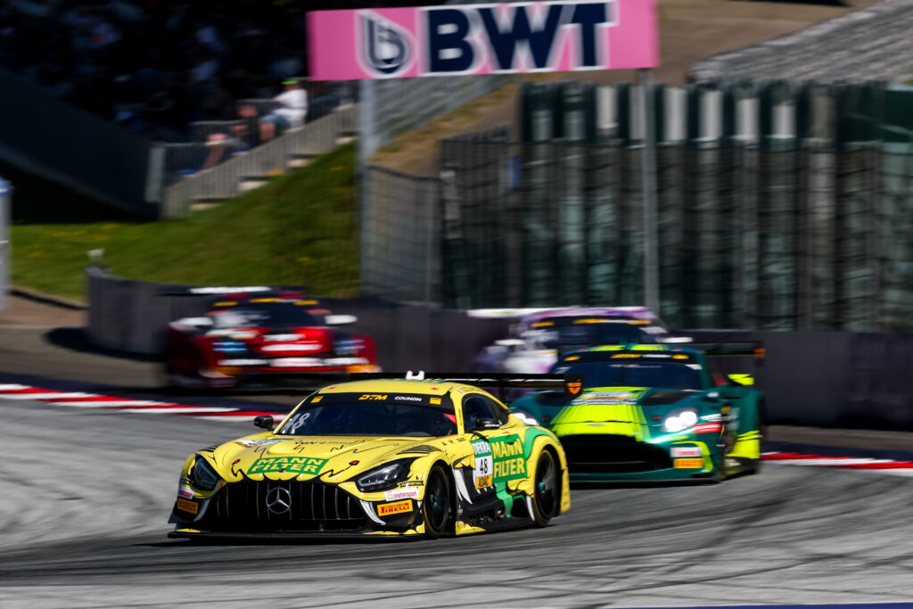 Five DTM drivers stand out after Red Bull Ring, with Engel leading as Auer, Wittmann, Preining and van der Linde chase.