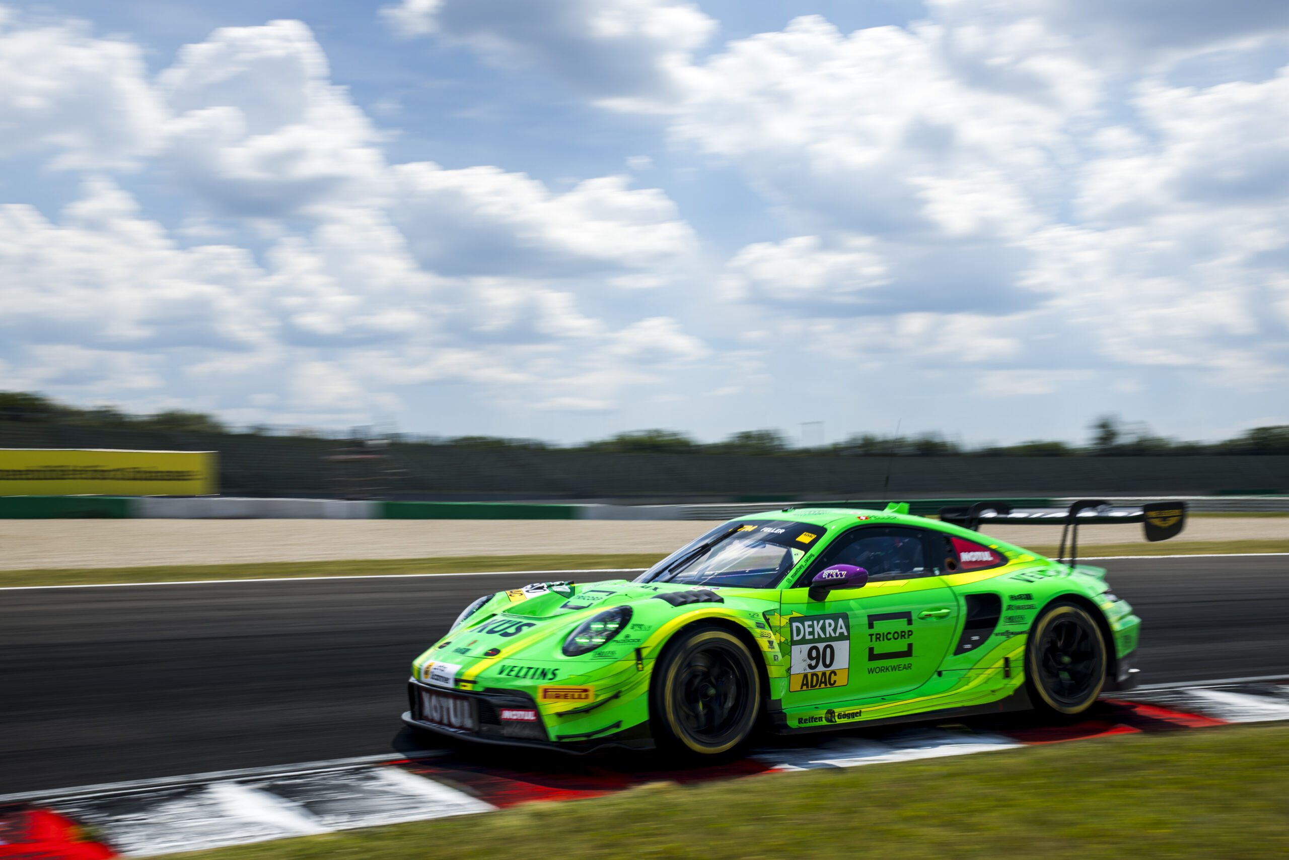 Ricardo Feller reflects on slick tyres, strategy and his retained podium after a penalty in the 2026 DTM Lausitzring Race 1.
