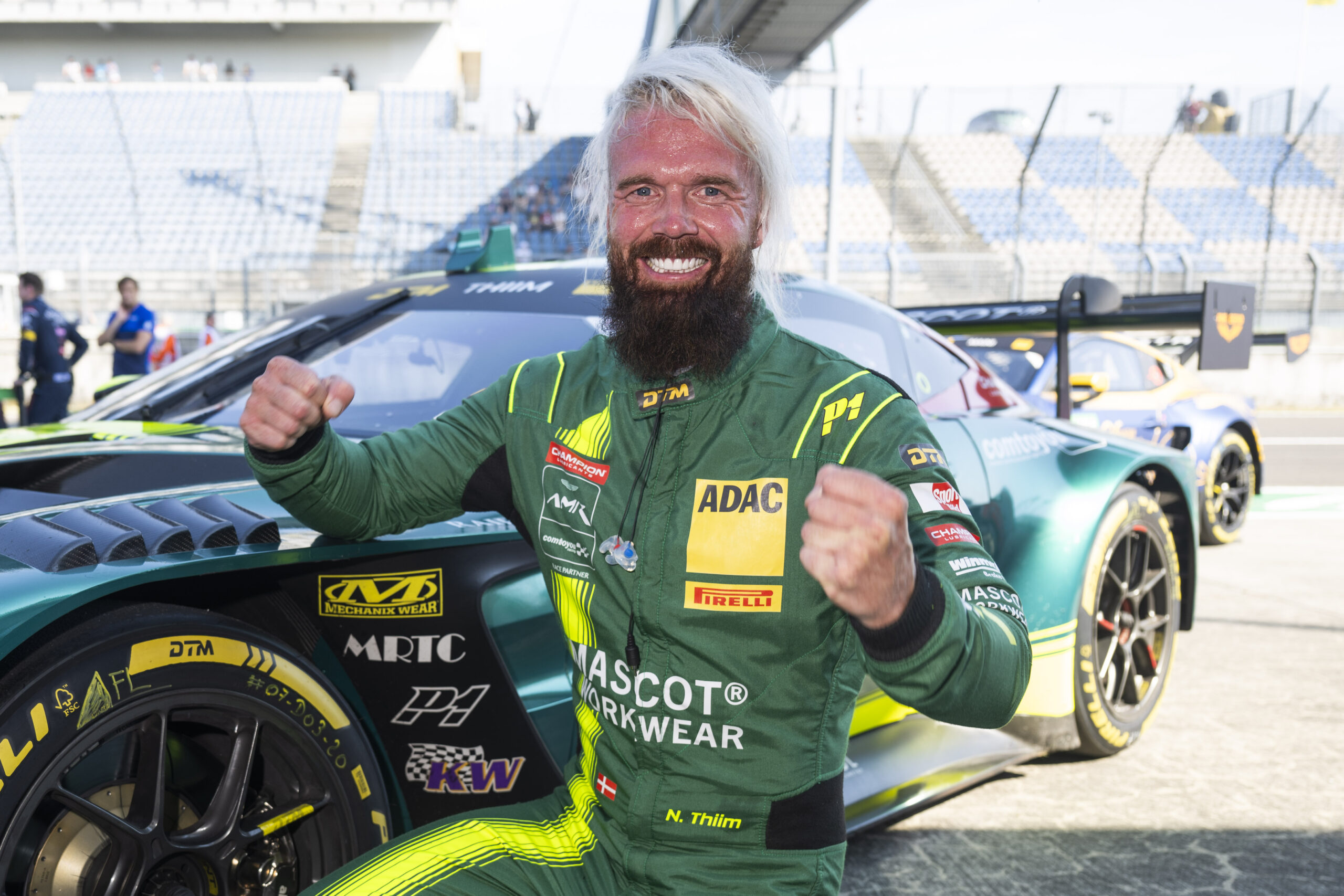 Nicki Thiim claimed a record-breaking pole in Qualifying 1 at the Lausitzring, beating Arjun Maini to secure Aston Martin’s first DTM pole.