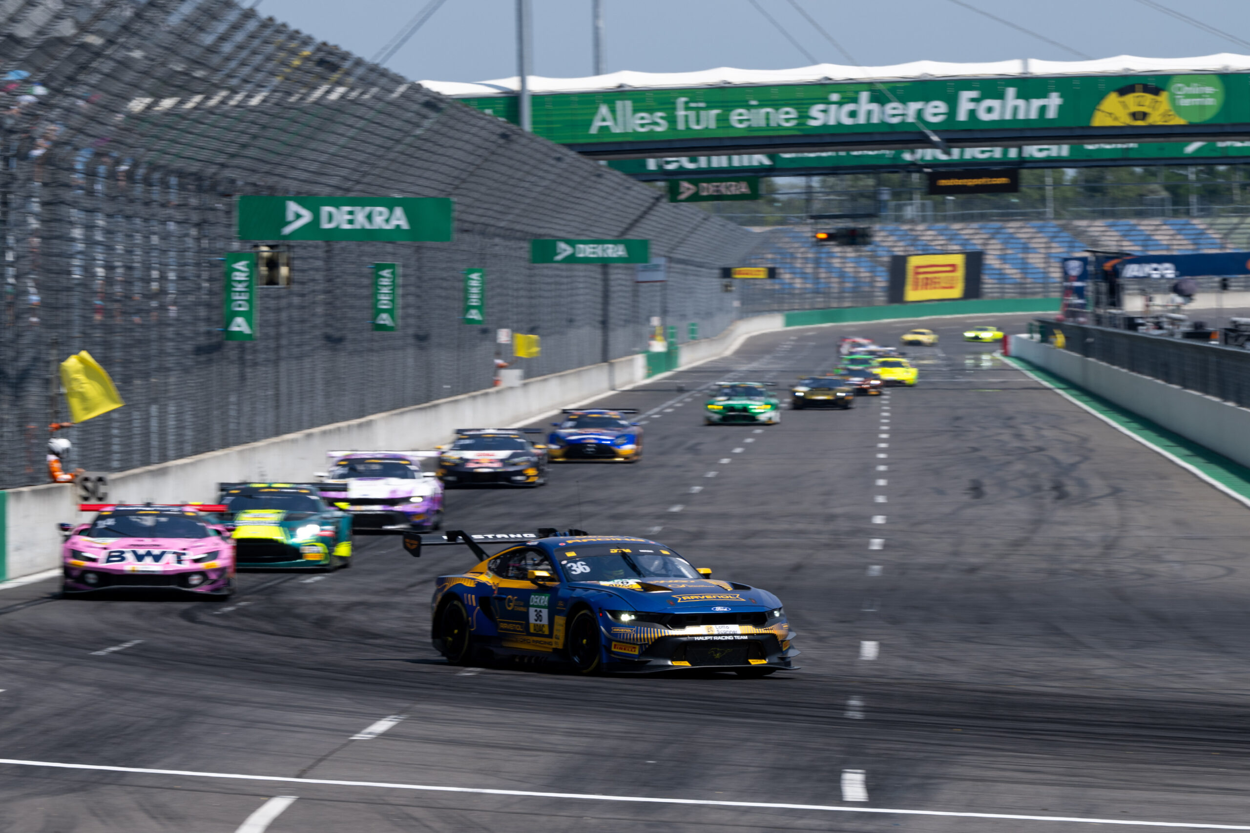 Arjun Maini claimed Ford’s first DTM GT3 pole at the Lausitzring as seven manufacturers filled the top eight in Qualifying 2.