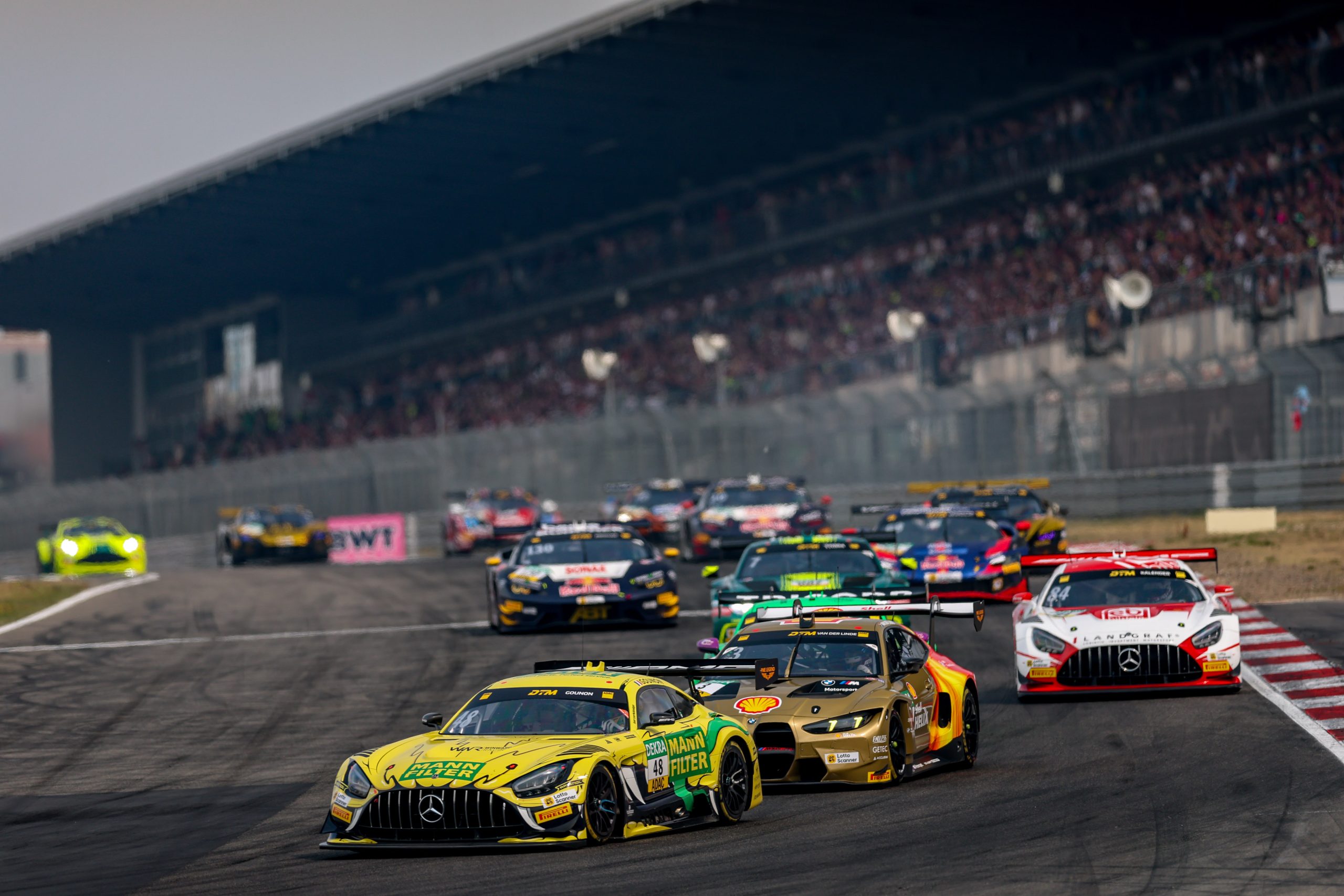Gounon claims DTM pole at the Nürburgring with a new qualifying record, beating Ben Dörr and Matteo Cairoli in Qualifying 2