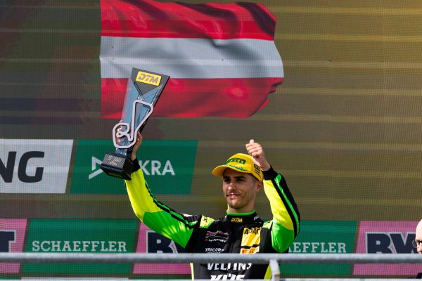 Preining reflects on taking the DTM championship lead after finishing third in Sachsenring Race 1 for his fifth straight podium