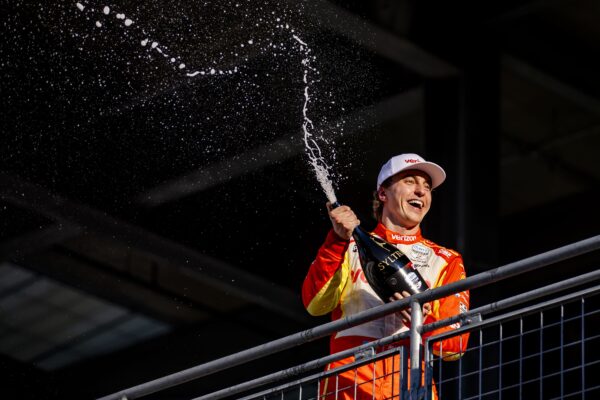 David Malukas pleased with his podium at the Indy GP and says Team Penske has momentum heading into the Indy 500.