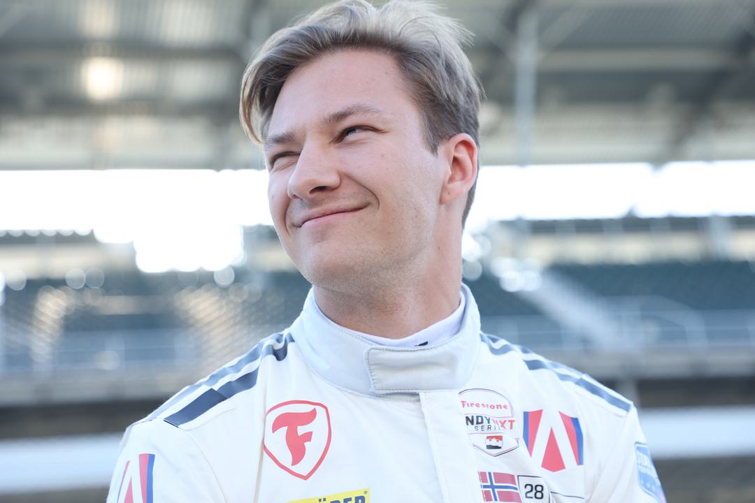 Dennis Hauger wins race 2 of the Sonsio GP in Indy NXT at IMS, view the full report and results here.