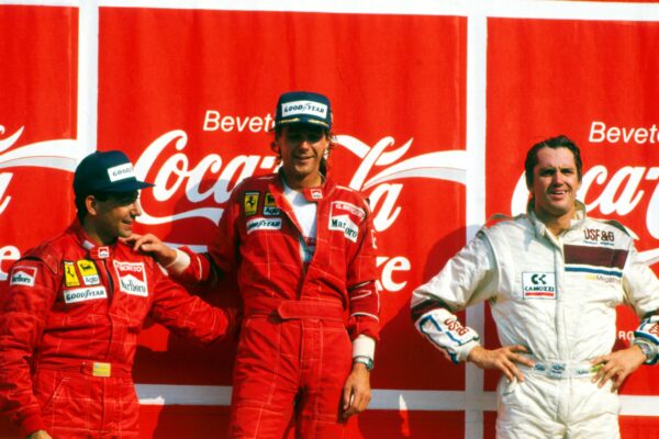 The race that denied McLaren F1 a perfect season: The story of the 1988 Italian Grand Prix Gerhard Berger celebrates a Ferrari one-two at the 1988 F1 Italian Grand Prix