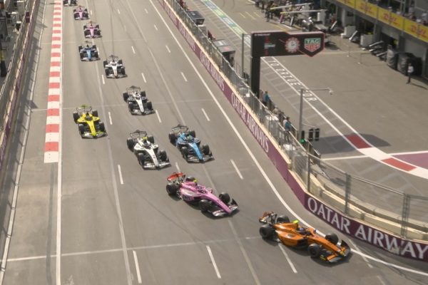 Formula 2 (F2) takes on the streets of Baku for the first of two Feature Races at the 2026 Azerbaijan GP.