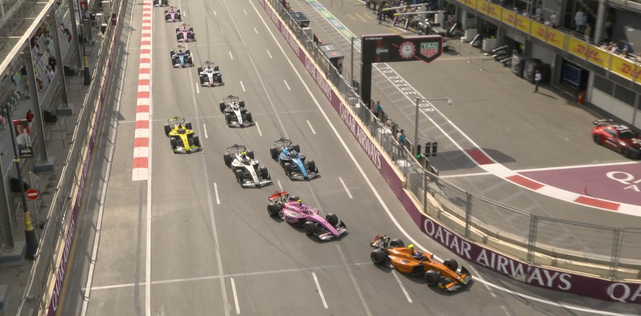 Formula 2 (F2) takes on the streets of Baku for the first of two Feature Races at the 2026 Azerbaijan GP.