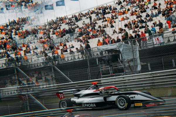 Sephora-backed Natalia Granada during the 2026 F1 Academy Zandvoort Round at the Dutch GP.
