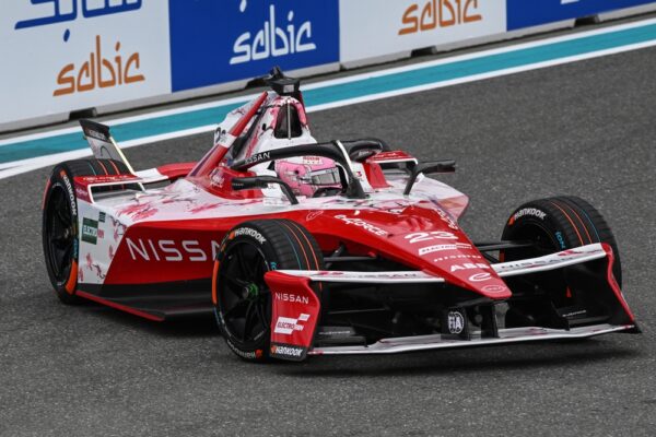 Pulling driving for Nissan ahead of the Formula E Rookie Test session in Madrid
