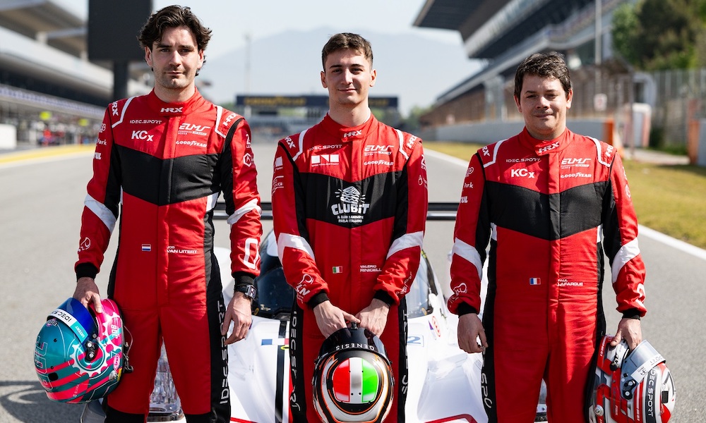 Valerio Rinicella to debut at Le Mans with IDEC Sport, joining Lafargue and van Uitert in strong LMP2 line-up.