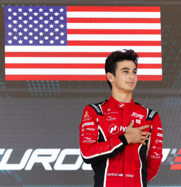 James Egozi converts pole into his eighth 2026 Eurocup-3 victory at Jerez, leading Thomas Strauven and Enzo Tarnvanichkul in Race 1.