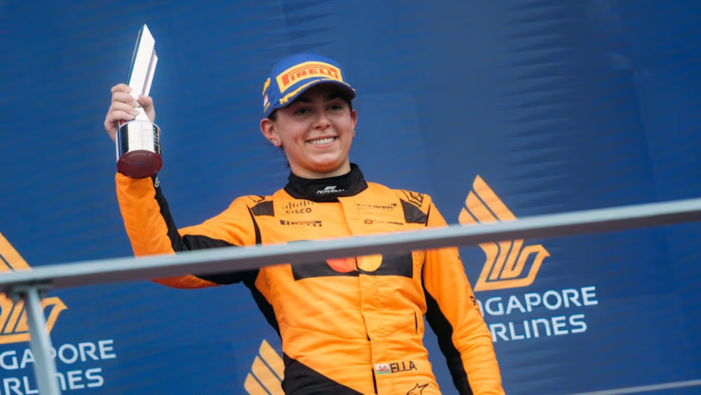 Lloyd is motivated by her F1 Academy Singapore GP podium and remains focused on giving her all in the upcoming season finale.