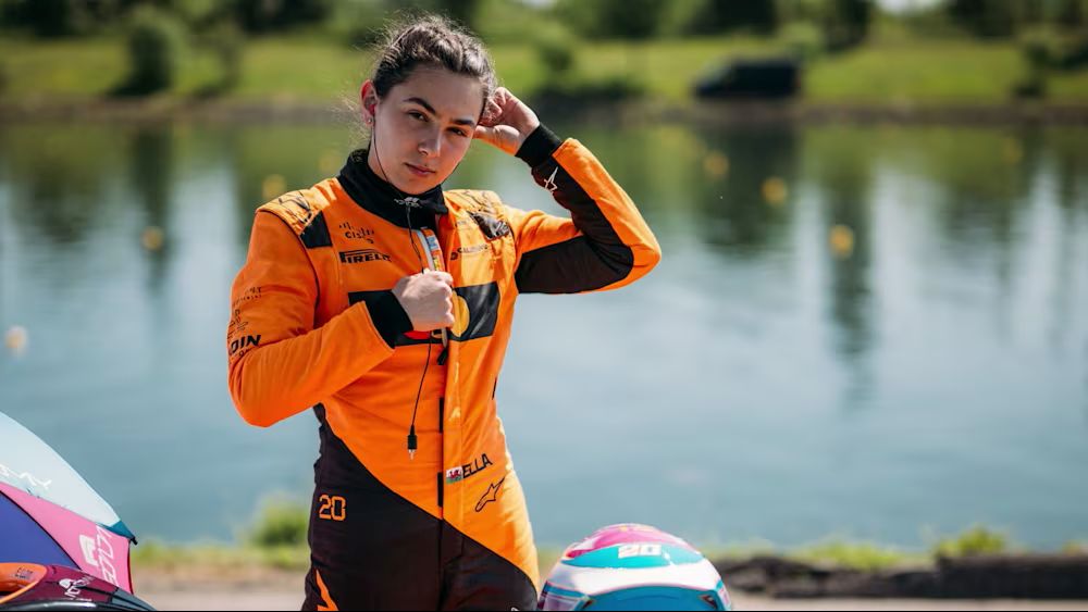 Ella Lloyd currently 4th in the 2025 F1 Academy Championship