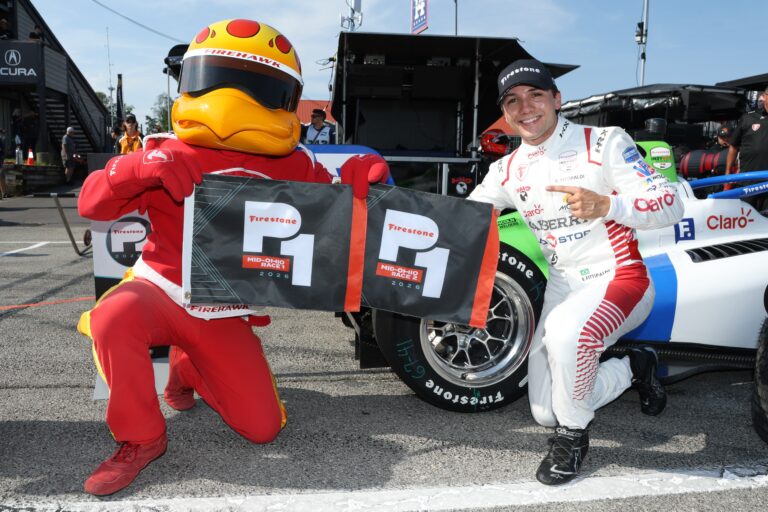 Enzo Fittipaldi gets pole in 2026 Indy NXT Mid-Ohio Qualifying
