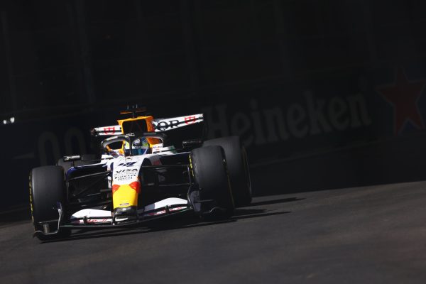 Lindblad driving in F1 Spanish GP