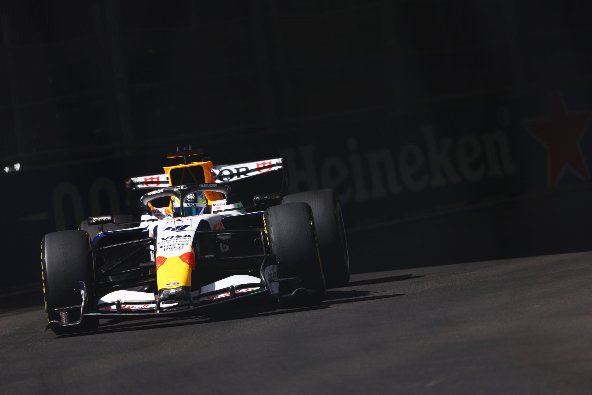 Lindblad driving in F1 Spanish GP