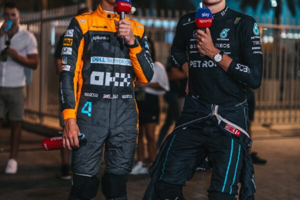 Talking to Sky, McLaren's Lando Norris admitted he believes Mercedes' Russell to be the "favorite" title contender in the F1 2026 World Drivers' Championship.