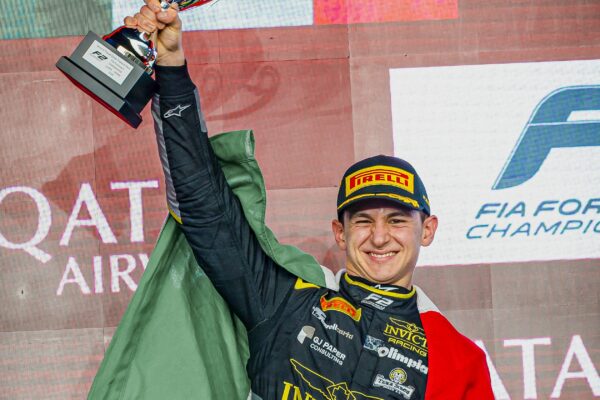 Leonardo Fornaroli Invicta Racing F2 champion.