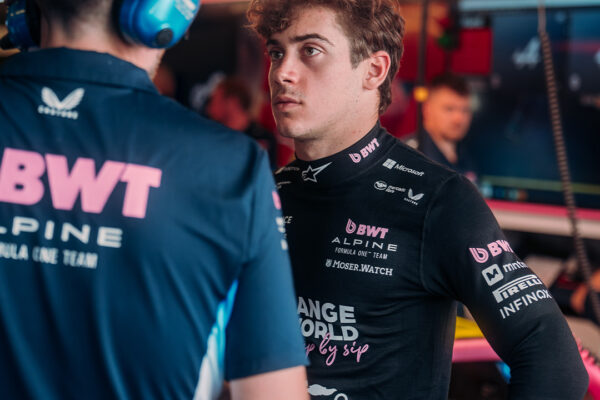 Alpine F1 team racing driver Franco Colapinto