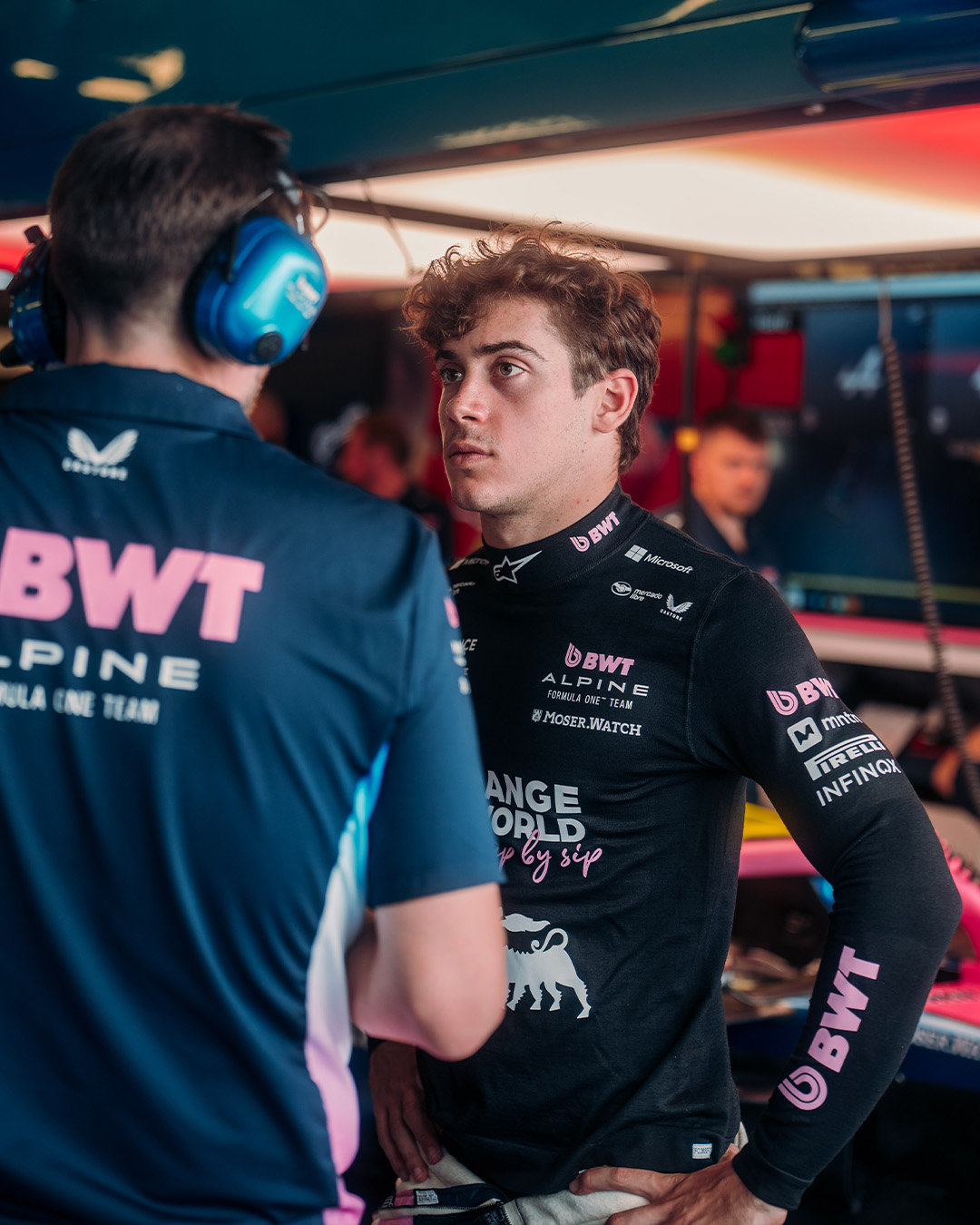 Alpine F1 team racing driver Franco Colapinto