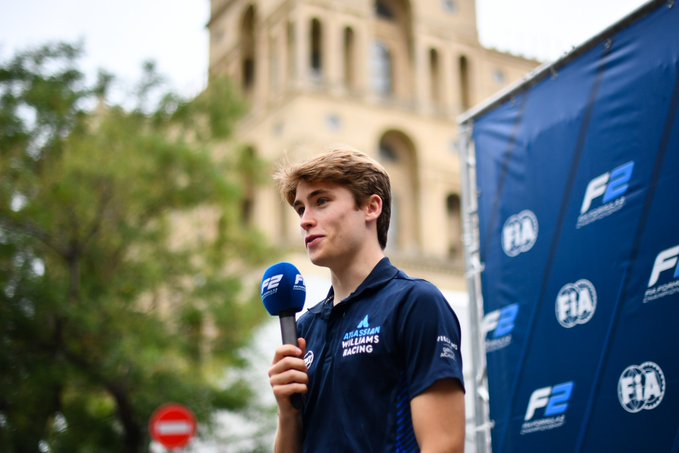 Luke Browning, 2025 F2, Baku, Azerbaijan GP, Practice