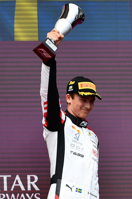 Dino Beganovic, Hitech TGR, 2025 F2 Baku, Azerbaijan GP