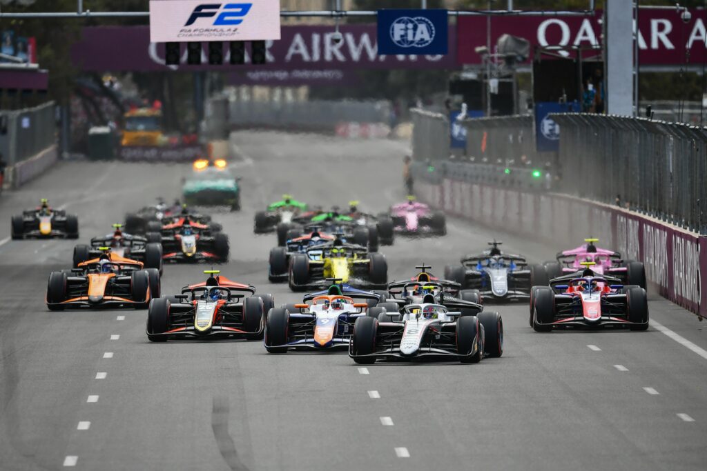 2025 F2 grid, Baku