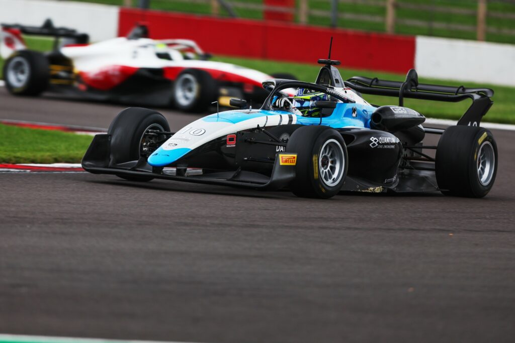 Reza Seewooruthan, Argenti with Prema, 2025 GB3 Championship, Round 7, Donington Park, Qualifying
