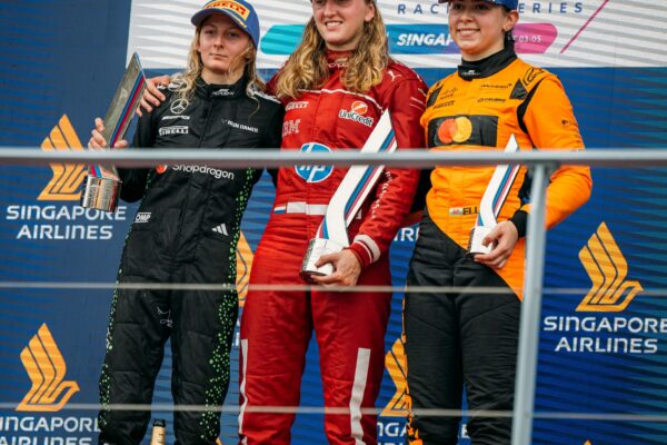 Maya Weug, Doriane Pin, Ella Lloyd, F1 Academy 2025, Round 6, Singapore GP