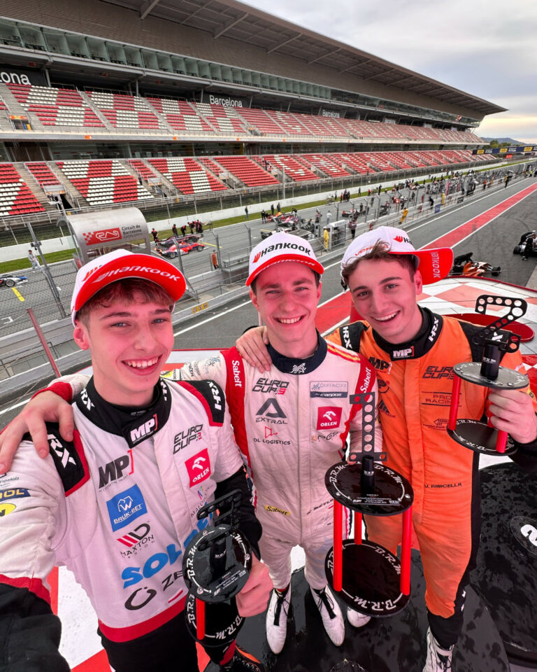 Eurocup-3 2025 season finale at Barcelona sees wins for Sztuka and Cárdenas as Rinicella secures second and MP Motorsport dominate.