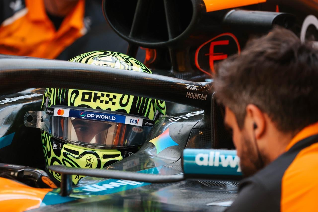 Norris topped the timings only 0.008s ahead of Verstappen, with 9 rookies taking part in FP1 at the F1 Abu Dhabi GP.