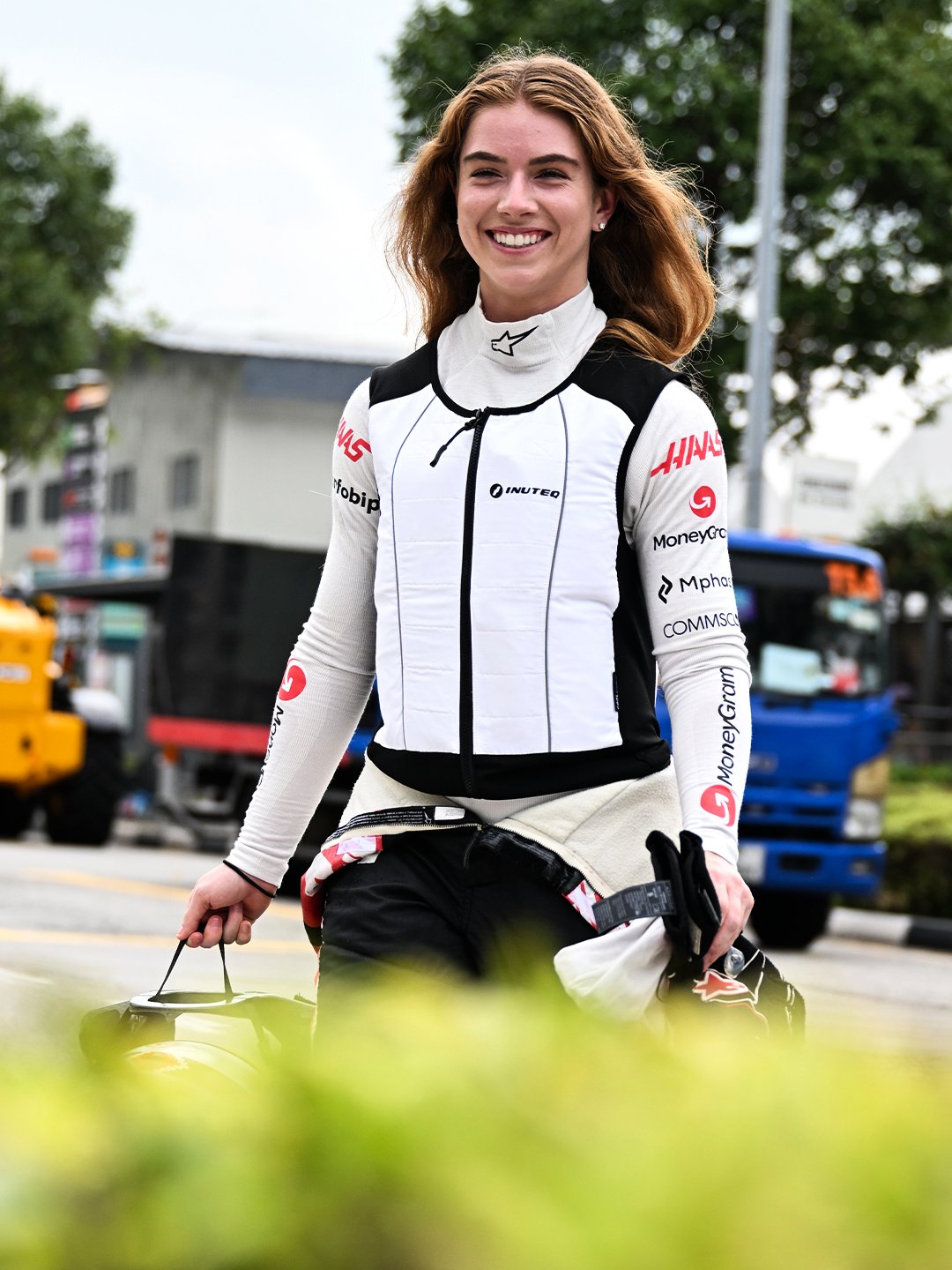 Courtney Crone F1 Academy 2025 driver for ART Grand Prix representing Haas F1 Team during race weekend