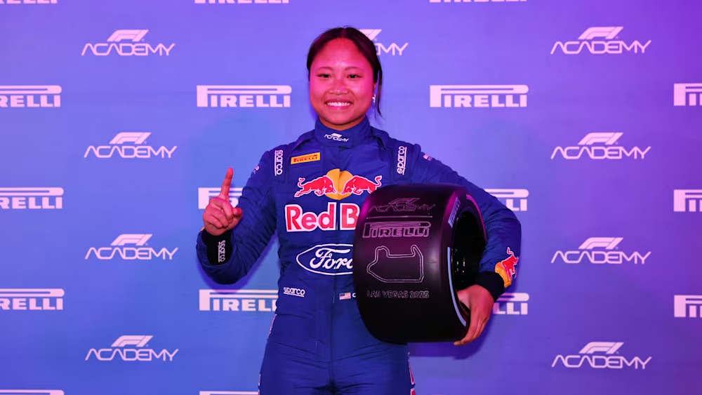 Campos Racing's Chloe Chambers and Alisha Palmowski reflect on their 1-2 in the final F1 Academy Qualifying session of 2025 in Las Vegas