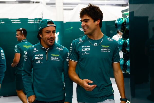 Portrait, Silverstone Circuit, GP2310a, F1, GP Lance Stroll, Aston Martin F1 Team and Fernando Alonso, Aston Martin F1 Team