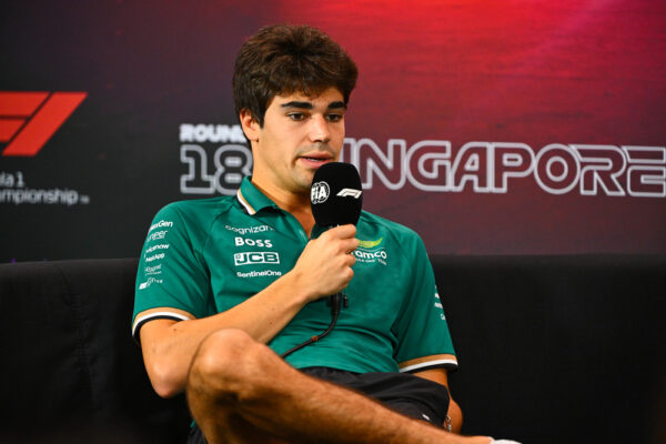 Aramco Aston Martin's Lance Stroll previews the F1 Singapore GP, after heat hazard declared