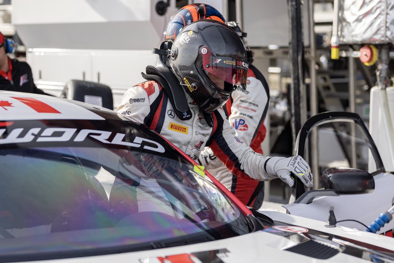 Michai Stephens reflects on growth, teamwork and Road America as JMF Motorsports leads the GTWC America Pro standings.